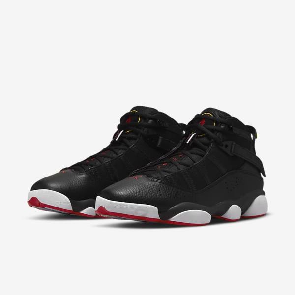 Pánské Tenisky Nike Jordan 6 Rings Černé Bílé Žluté Červené | NK950NDC