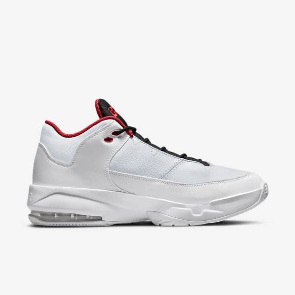 Pánské Tenisky Nike Jordan Max Aura 3 Bílé Platina Černé Červené | NK027ICJ