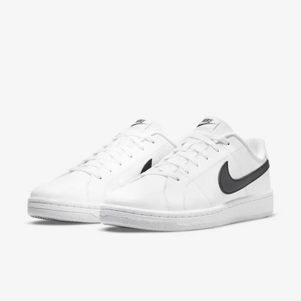 Pánské Tenisky Nike NikeCourt Royale 2 Next Nature Bílé Černé | NK081HOI