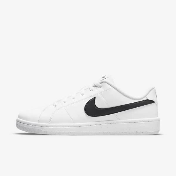 Pánské Tenisky Nike NikeCourt Royale 2 Next Nature Bílé Černé | NK081HOI