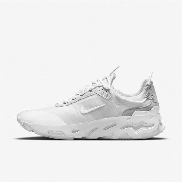 Pánské Tenisky Nike React Live Bílé Platina Bílé | NK357BVO