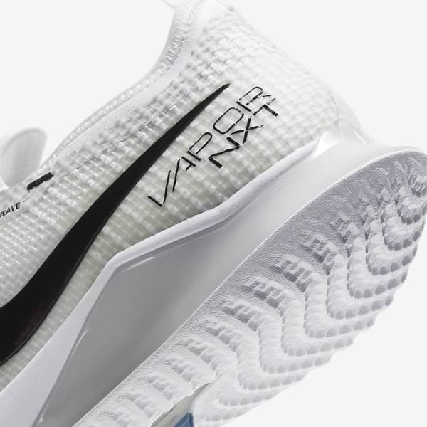 Pánské Tenisové Boty Nike NikeCourt React Vapor NXT Hard-Court Bílé Šedé Černé | NK614OPT