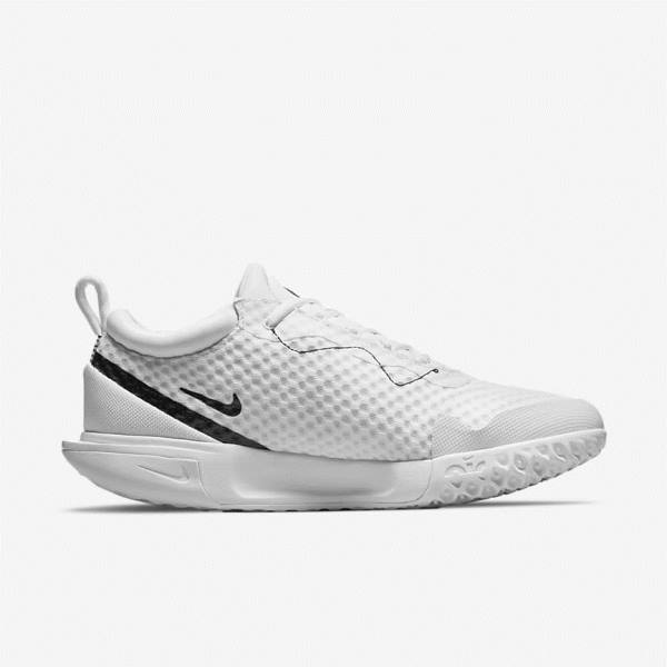 Pánské Tenisové Boty Nike NikeCourt Zoom Pro Hard Court Bílé Černé | NK063RZJ