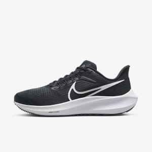 Dámské Běžecké Boty Nike Air Zoom Pegasus 39 Silniční Černé Tmavě Šedé Bílé | NK148UJO