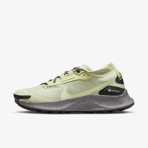 Dámské Běžecké Boty Nike Pegasus Trailové 3 GORE-TEX Nepromokavé Trailové Olivy Zelené Černé Šedé | NK614YWO