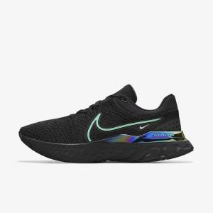 Dámské Běžecké Boty Nike React Infinity Run 3 By You Custom Silniční Černé | NK682JAU