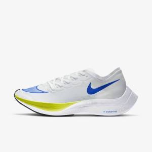 Dámské Běžecké Boty Nike ZoomX Vaporfly NEXT% Silniční Závodní Bílé Černé Blankyt | NK294JKO