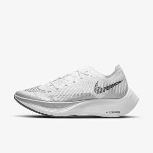 Dámské Běžecké Boty Nike ZoomX Vaporfly Next% 2 Silniční Závodní Bílé Žluté Blankyt | NK908ZJA