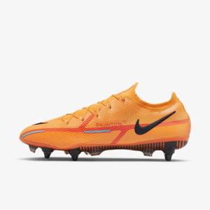 Dámské Kopačky Nike Phantom GT2 Elite SG-Pro AC Soft-Ground Oranžové Světle Červené Černé | NK480RTN