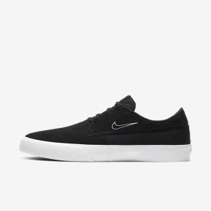 Dámské Skate Boty Nike SB Shane Černé Bílé | NK219JBT