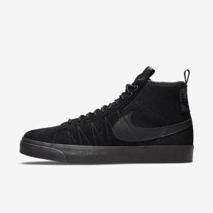 Dámské Skate Boty Nike SB Zoom Blazer Mid Premium Černé Tmavě Šedé | NK429AMY