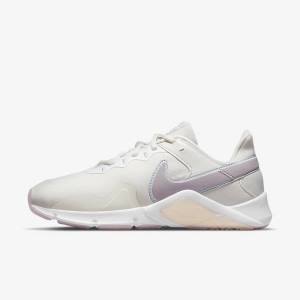 Dámské Sportovní Boty Nike Legend Essential 2 Premium Černé Platina Bílé | NK980HJC