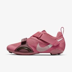 Dámské Sportovní Boty Nike SuperRep Cycle Indoor Cycling Růžové Metal Světle Růžové | NK836AOI