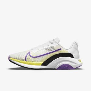 Dámské Sportovní Boty Nike ZoomX SuperRep Surge Endurance Class Bílé Černé Světle Citrón | NK872QJM