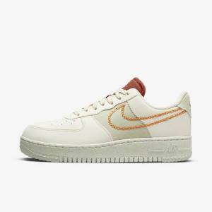 Dámské Tenisky Nike Air Force 1 07 Low Olivy Zelené Žluté | NK571HBM