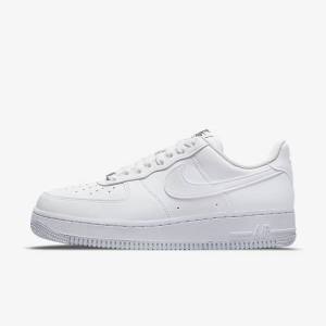 Dámské Tenisky Nike Air Force 1 07 Next Nature Bílé Černé Metal Stříbrné | NK371WVS