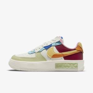 Dámské Tenisky Nike Air Force 1 Fontanka Vínové Zlaté | NK509NAW