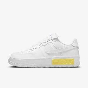 Dámské Tenisky Nike Air Force 1 Fontanka Bílé Žluté Bílé | NK789VOY