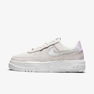 Dámské Tenisky Nike Air Force 1 Pixel Bílé Světle Béžový Růžové | NK340FVU