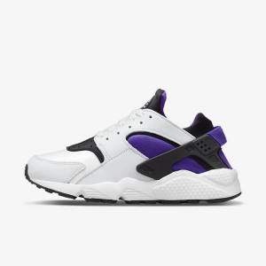 Dámské Tenisky Nike Air Huarache Bílé Fialové Černé | NK324WUY