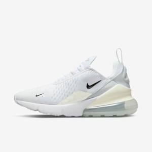 Dámské Tenisky Nike Air Max 270 Bílé Platina Metal Stříbrné | NK206GRM