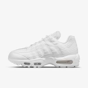 Dámské Tenisky Nike Air Max 95 Bílé Metal Stříbrné Bílé | NK370ZKW