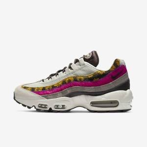 Dámské Tenisky Nike Air Max 95 Premium Světle Béžový Hnědé Olivy Zelené Šedé Bílé | NK372NLB