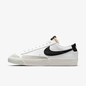 Dámské Tenisky Nike Blazer Low 77 Bílé Černé | NK461JUZ