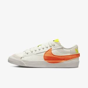 Dámské Tenisky Nike Blazer Low 77 Jumbo Zelene Oranžové | NK436GSQ