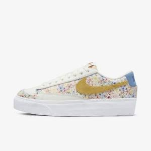 Dámské Tenisky Nike Blazer Low Platformy Královská Modrá Blankyt | NK346XTE