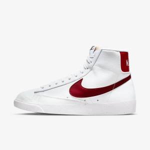 Dámské Tenisky Nike Blazer Mid 77 Next Nature Bílé Černé Červené | NK263KAD