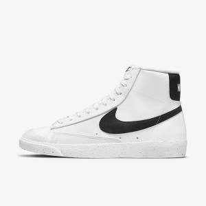 Dámské Tenisky Nike Blazer Mid 77 Next Nature Bílé Černé | NK768DSF