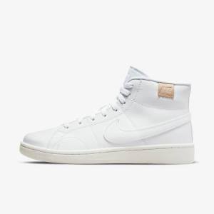 Dámské Tenisky Nike Court Royale 2 Mid Bílé | NK978LYH