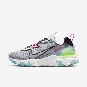 Dámské Tenisky Nike React Vision Šedé Růžové Černé | NK641PTN