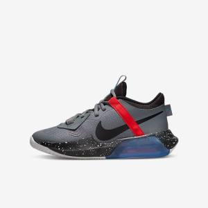 Dětské Basketbalové Boty Nike Air Zoom Crossover Older Šedé Červené Tyrkysové Černé | NK937RNP