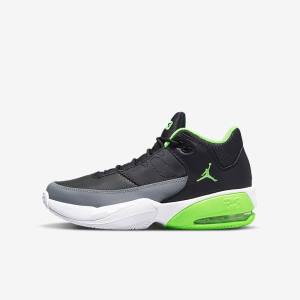 Dětské Jordan Boty Nike Jordan Max Aura 3 Older Černé Šedé Bílé Zelene | NK601SEF