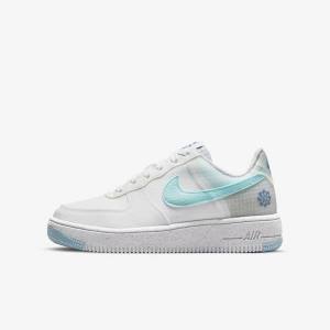 Dětské Tenisky Nike Air Force 1 Crater Older Bílé Blankyt | NK370NLS