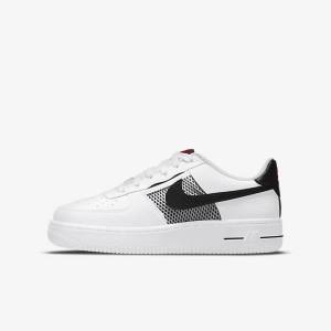 Dětské Tenisky Nike Air Force 1 LV8 Older Bílé Červené Bílé Černé | NK649LVU