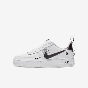 Dětské Tenisky Nike Air Force 1 LV8 Utility Older Bílé Černé Žluté Bílé | NK679HNR