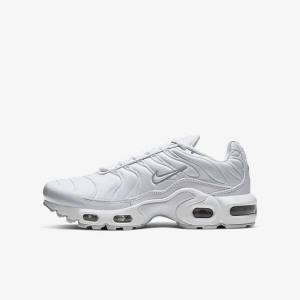 Dětské Tenisky Nike Air Max Plus Older Bílé Metal Stříbrné Bílé | NK092LDV