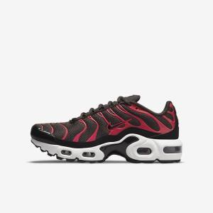 Dětské Tenisky Nike Air Max Plus Older Šedé Červené Bílé Černé | NK527XMN