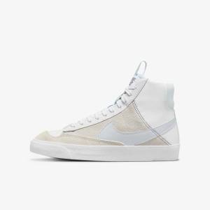 Dětské Tenisky Nike Blazer Mid 77 SE Dance Older Bílé Blankyt Šedé | NK485JHU