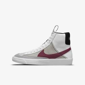 Dětské Tenisky Nike Blazer Mid 77 SE Dance Older Bílé Černé Bílé Vínové | NK563VZC