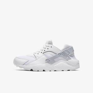 Dětské Tenisky Nike Huarache Run Older Bílé Platina Bílé | NK452VFK