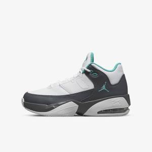 Dětské Tenisky Nike Jordan Max Aura 3 Older Bílé Šedé Tyrkysové | NK748XRA