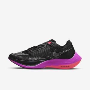 Pánské Běžecké Boty Nike ZoomX Vaporfly Next% 2 Silniční Závodní Černé Fialové Šedé Červené | NK297IRY