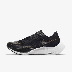 Pánské Běžecké Boty Nike ZoomX Vaporfly Next% 2 Silniční Závodní Bílé Tyrkysové Černé Růžové | NK483SOV