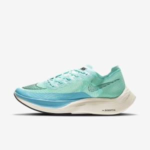 Pánské Běžecké Boty Nike ZoomX Vaporfly Next% 2 Silniční Závodní Bílé Metal Stříbrné Černé | NK743TQN