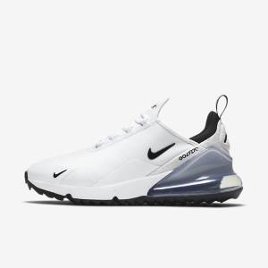 Pánské Golfové Boty Nike Air Max 270 G Bílé Platina Černé | NK586BVT