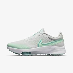 Pánské Golfové Boty Nike Air Zoom Infinity Tour NEXT% Bílé Mátově Zelená Platina Tyrkysové | NK607HIC